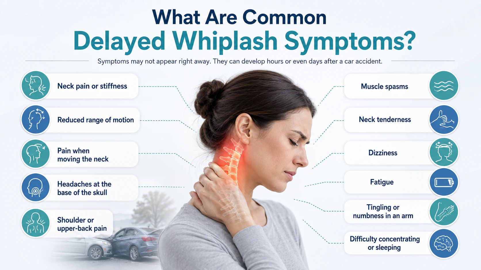 Delayed Whiplash Symptoms